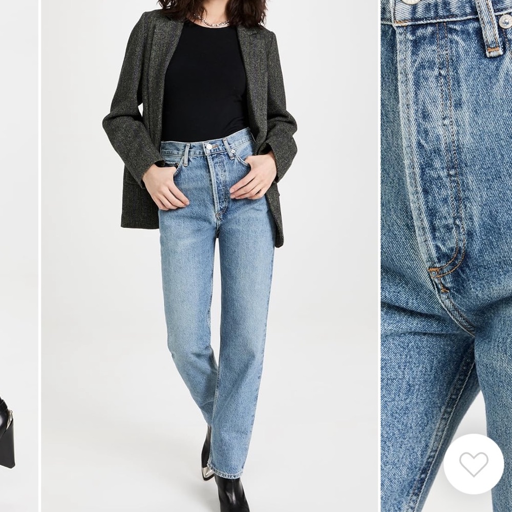 AGOLDE 90s Pinch Waist High Rise Straight Jeans